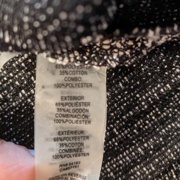 Karl Lagerfeld Marled 3/4 Sleeve Sweater W/Pearls - Picture 4 of 5